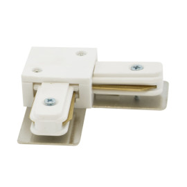 CONNECTOR L WHITE - łącznik kątowy do szynoprzewodu