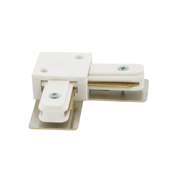 CONNECTOR L WHITE - łącznik kątowy do szynoprzewodu