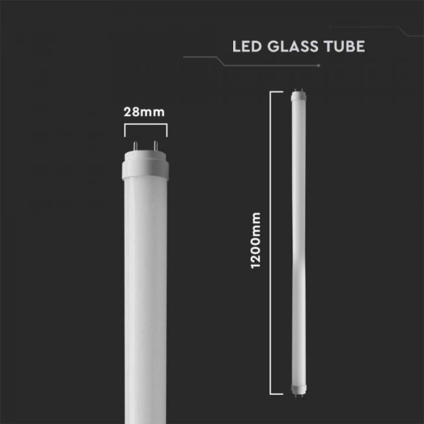 Świetlówka LED 120cm - 18W 1850lm 6500K G13 - VT-1221 V-TAC (sprzedaż wyłącznie w pełnych kartonach 25 szt.)
