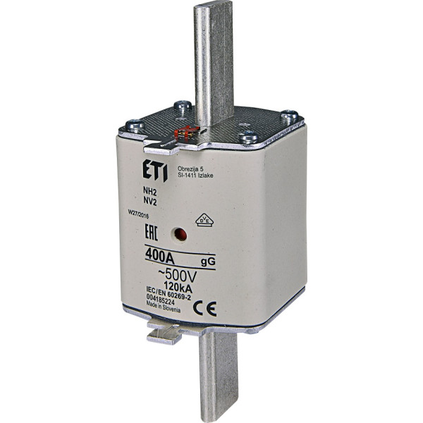NH2 gG 400A/500V Wkładka topikowa przemysłowa zwłoczna KOMBI 004185224