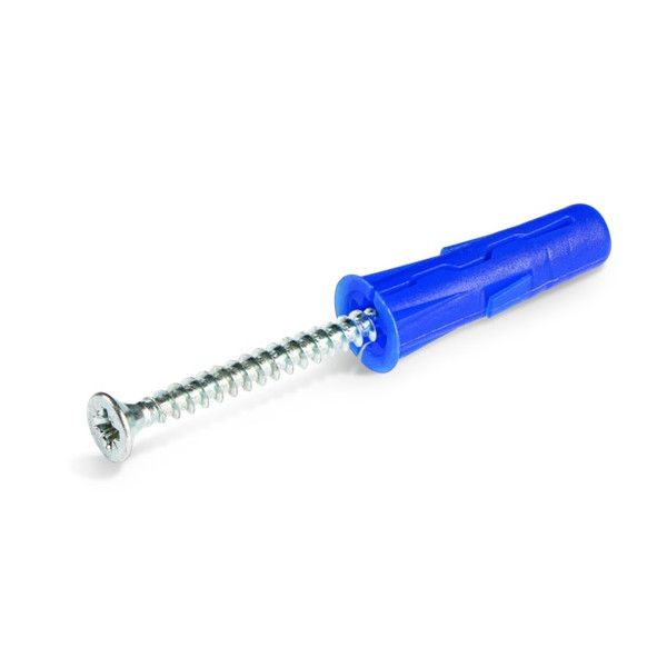 Kołek rozporowy uniwersalny UNO fi 6 z wkrętem 4,0x30 mm UNO-06+430 (opak.100 szt.)