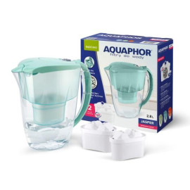 Dzbanek filtrujący Aquaphor Jasper miętowy 2,8l, wskaźnik + 2 wkłady B100-25 