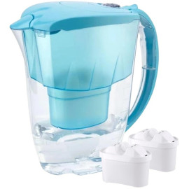 Dzbanek filtrujący Aquaphor Jasper morski 2,8l, wskaźnik + 2 wkłady B100-25 
