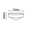 Żarówka LED GX53 230V - 12W (81W) 1160lm - 230V 3000K - EGX012WW INQ
