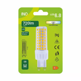 Żarówka LED G9 6,8W 720lm - 230V 4000K (neutralno-biała) -  ELTG050NW INQ