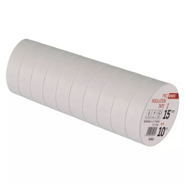 Taśma elektroizolacyjna PVC biała 15mm x 10m - F61511 Emos
