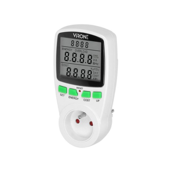 Licznik energii (watomierz) EM-4, z wyświetlaczem LCD Virone