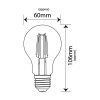 Żarówka LED A60 E27 10W 1300lm 3000K EDA040WW INQ