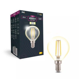 Żarówka LED G45 kulka E14 4W 450lm 3000K EDP010WW INQ