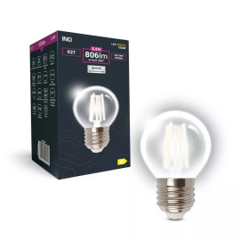 Żarówka LED G45 kulka E27 5,5W 806lm 4000K EDP120NW INQ