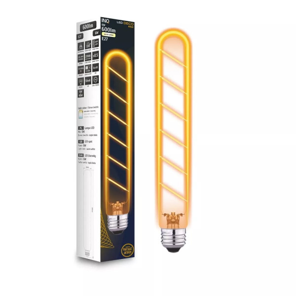 Żarówka LED T30 E27 6W 2700K long DTL020 INQ