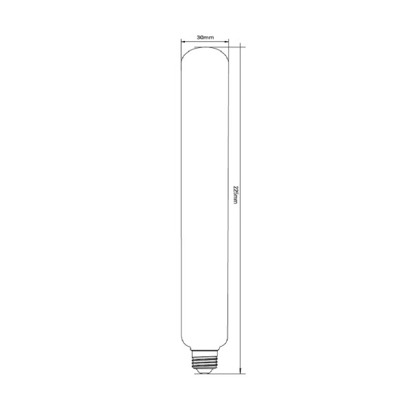 Żarówka LED T30 E27 6W 2700K long DTL020 INQ
