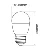 Żarówka LED G45 E27 LED PROFI 9W kulka 900lm 4000K ceramika ELP102NW INQ