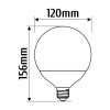 Żarówka LED G120 E27 15W 1500lm 3000K ELDG060WW INQ