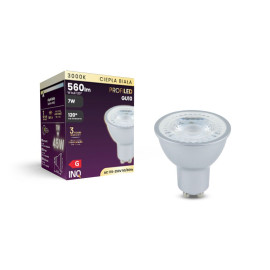 Żarówka LED GU10 Profiled 7W 3000K 560lm - ELR090WW INQ