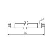 Tuba LED 60cm T8 N LED 9W-CW - 9W 1000lm 6500K G13 (+)