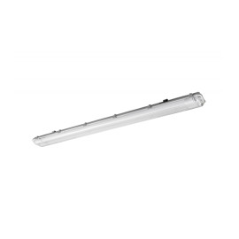 G-TECH oprawa hermetyczna do tub LED T8 2x120cm G13 ABS/PS szary + 2 tuby w komplecie 18W 1800lm GT-HR2X18W12-30
