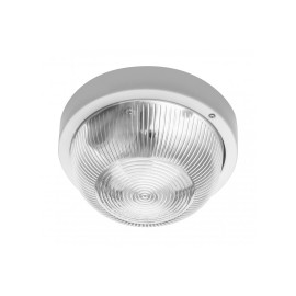 IBIZA - Oprawa kanałowa E27, 230V, IP44, ABS/szkło, biała