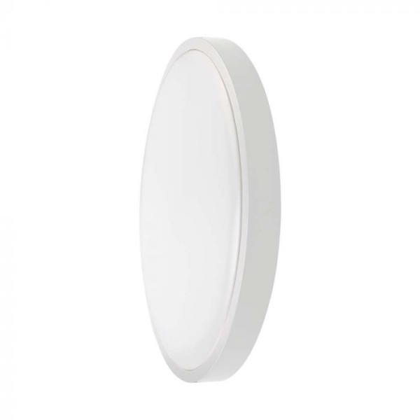 VT-8630 (7622) - plafon LED 30W 3000lm 4000K IP44 - LED DOME LIGHT ROUND WHITE (-)