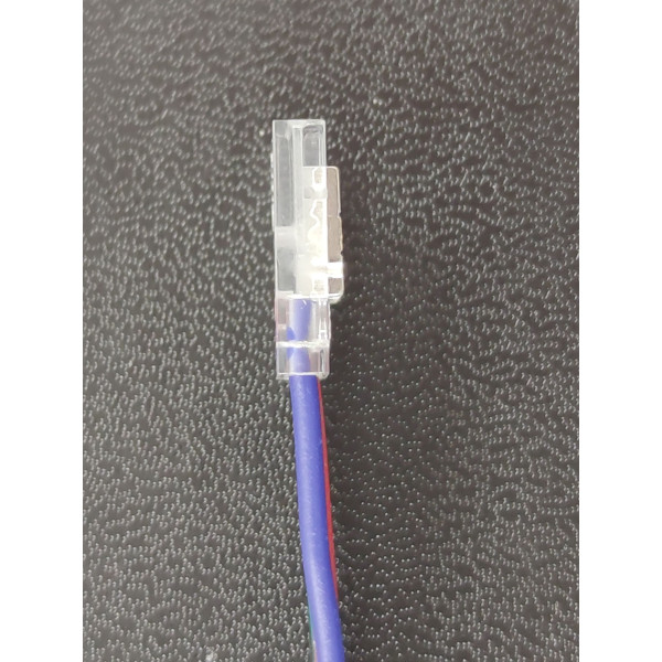 Złącze taśmy LED 10mm z przewodem transparentne 4pin 3.5A ZBCI-10XB-4