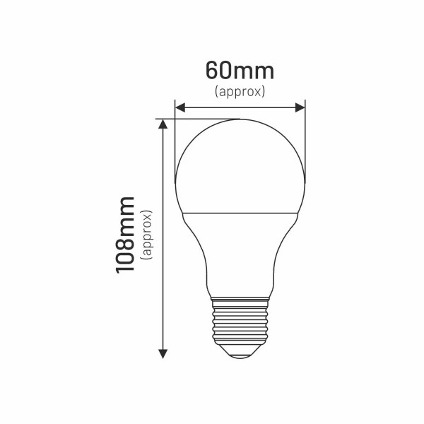 Żarówka LED A60 E27 8,5W (zamiennik 60W) 6500K - ELA030CW INQ