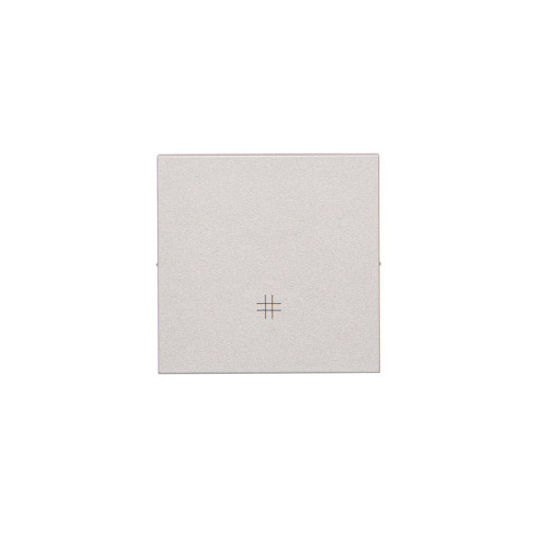 TKW7/143 Klawisz pojedynczy z piktogramem krzyżowym do: SW7M, Aluminium mat - Simon 55