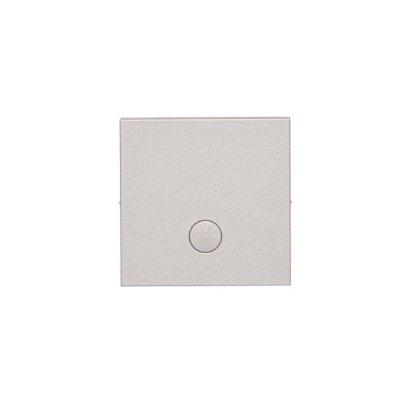 TKW7L/143 Klawisz pojedynczy z oczkiem z piktogramem krzyżowym do: SW7M, Aluminium mat - Simon 55