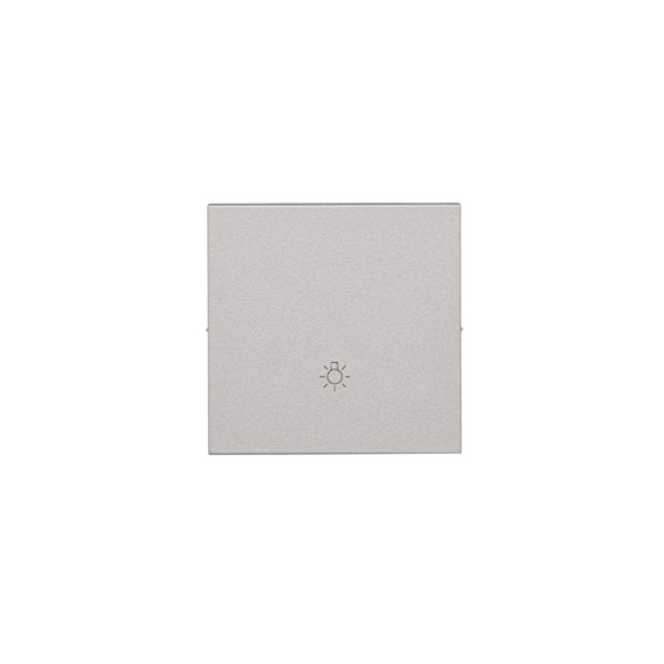 TKWS1/143 Klawisz pojedynczy z piktogramem światło do: SP1M, Aluminium mat - Simon 55