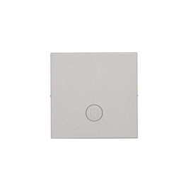 TKWS1L/143 Klawisz pojedynczy z oczkiem z piktogramem światło do: SP1M, Aluminium mat - Simon 55