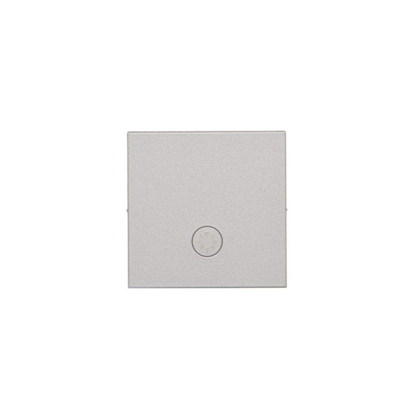 TKWS1L/143 Klawisz pojedynczy z oczkiem z piktogramem światło do: SP1M, Aluminium mat - Simon 55