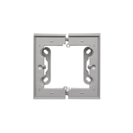 TSC/143 Puszka natynkowa pojedyncza, składana do ramek LINE/DUO – Wysokość: 40 mm. (1 szt. TSC/..   2 elementy), Aluminium...