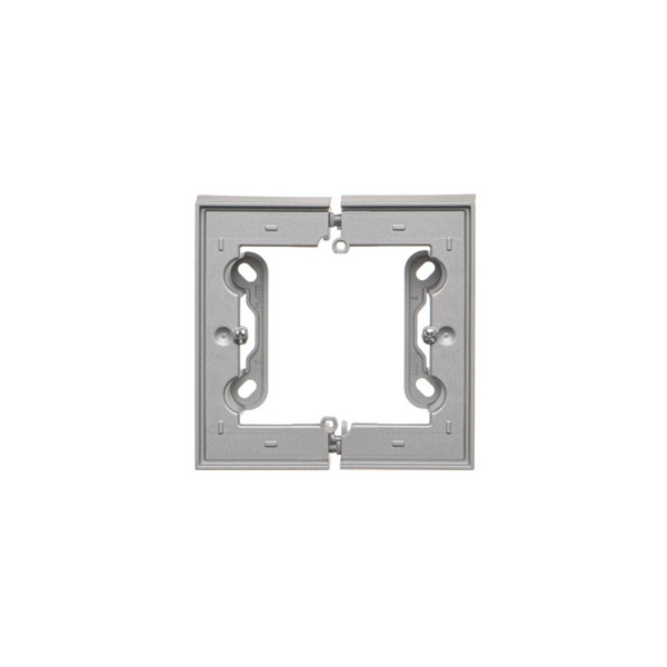 TSC/143 Puszka natynkowa pojedyncza, składana do ramek LINE/DUO – Wysokość: 40 mm. (1 szt. TSC/..   2 elementy), Aluminium...