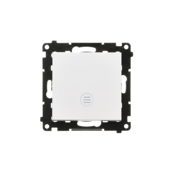 TW1L.01/111 Łącznik jednobiegunowy z podświetleniem LED (moduł) 10 AX, 250 V~, szybkozłącza, Biały mat - Simon 55