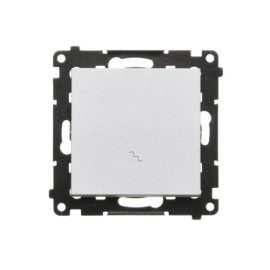 TW6.01/143 Łącznik schodowy (moduł) 10 AX, 250 V~, szybkozłącza, Aluminium mat - Simon 55