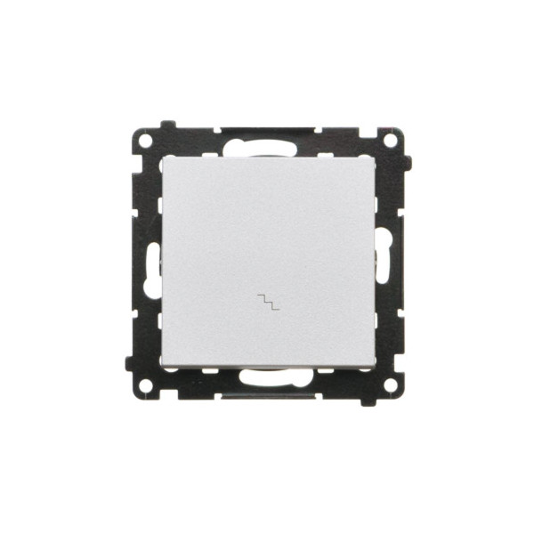 TW6.01/143 Łącznik schodowy (moduł) 10 AX, 250 V~, szybkozłącza, Aluminium mat - Simon 55