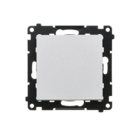 TW6.01/X/143 Łącznik schodowy bez piktogramu (moduł) 10 AX, 250 V~, szybkozłącza, Aluminium mat - Simon 55