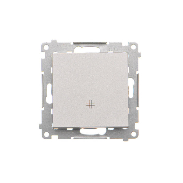 TW7.01/143 Łącznik krzyżowy (moduł) 10 AX, 250 V~, szybkozłącza, Aluminium mat - Simon 55