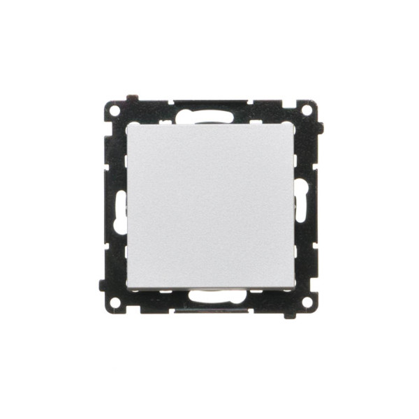 TW7.01/X/143 Łącznik krzyżowy bez piktogramu (moduł) 10 AX, 250 V~, szybkozłącza, Aluminium mat - Simon 55