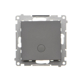 TW7L.01/116 Łącznik krzyżowy z podświetleniem LED – piktogram schody (moduł) 10 AX, 250 V~, szybkozłącza, Grafitowy mat -...