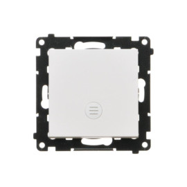 TP1L.01/111 Przycisk pojedynczy zwierny z podświetleniem LED (moduł) 10 AX, 250 V~, szybkozłącza, Biały mat - Simon 55