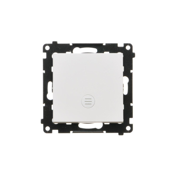TP1L.01/111 Przycisk pojedynczy zwierny z podświetleniem LED (moduł) 10 AX, 250 V~, szybkozłącza, Biały mat - Simon 55