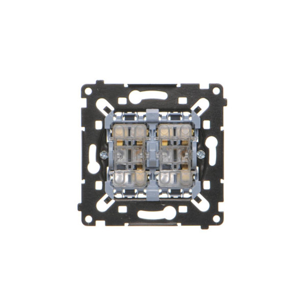 SW6/2WMR Łącznik schodowy podwójny (mechanizm) 10 AX, 250 V~, szybkozłącza - Simon 55