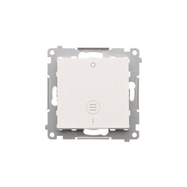 TW2L.01/111 Łącznik dwubiegunowy z podświetleniem LED (moduł) 10 AX, 250 V~, szybkozłącza, Biały mat - Simon 55