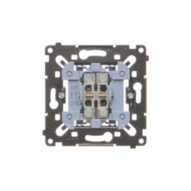 SZP1KMR Przycisk roletowy trójpozycyjny 1-0-2 mechanizm, 10 A, 250 V~, szybkozłącza - Simon 55