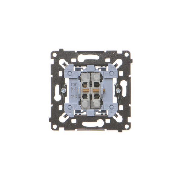 SZP1KMR Przycisk roletowy trójpozycyjny 1-0-2 mechanizm, 10 A, 250 V~, szybkozłącza - Simon 55
