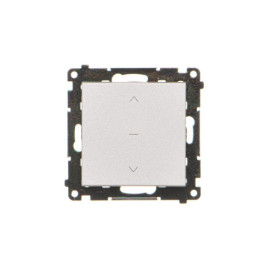 TZW1K.01/143 Łącznik roletowy trójpozycyjny 1-0-2 (moduł) 10 A, 250 V~, szybkozłącza, Aluminium mat - Simon 55