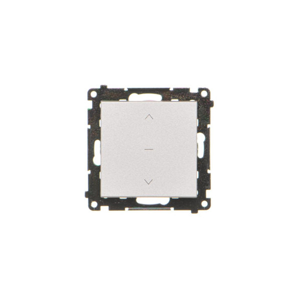 TZW1K.01/143 Łącznik roletowy trójpozycyjny 1-0-2 (moduł) 10 A, 250 V~, szybkozłącza, Aluminium mat - Simon 55