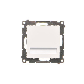 TOS3K.01/111 Oprawa oświetleniowa LED 230 V (0,93 W). Barwa ciepła biała 3100 K, Biały mat - Simon 55