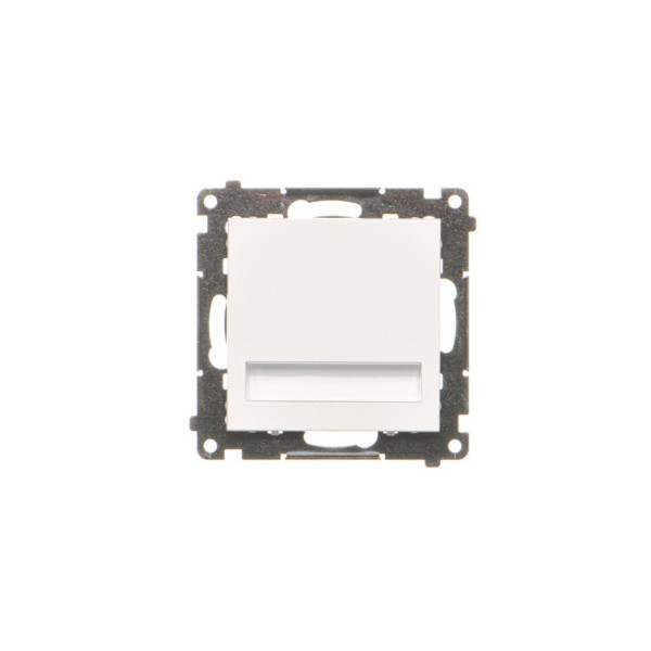 TOS3K.01/111 Oprawa oświetleniowa LED 230 V (0,93 W). Barwa ciepła biała 3100 K, Biały mat - Simon 55