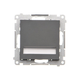 TOS3K.01/116 Oprawa oświetleniowa LED 230 V (0,93 W). Barwa ciepła biała 3100 K, Grafitowy mat - Simon 55